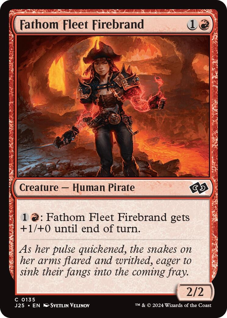Image for Fathom Fleet Firebrand (Foundations Jumpstart) (135) - Magic: The Gathering