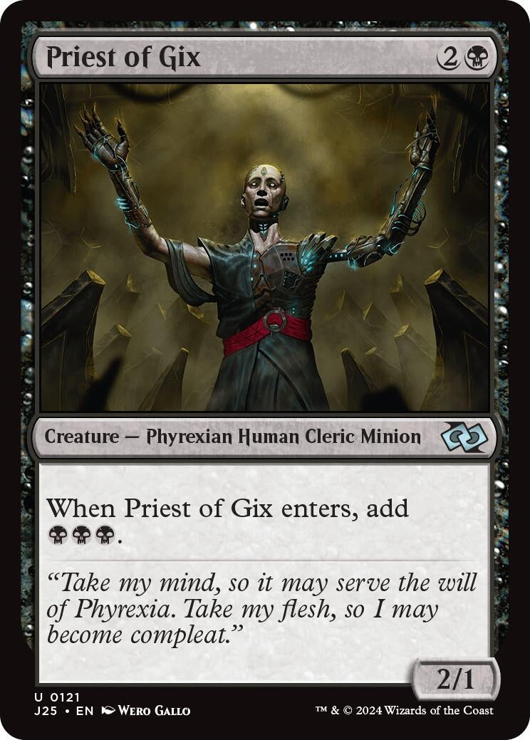 Image for Priest of Gix (Foundations Jumpstart) (121) - Magic: The Gathering