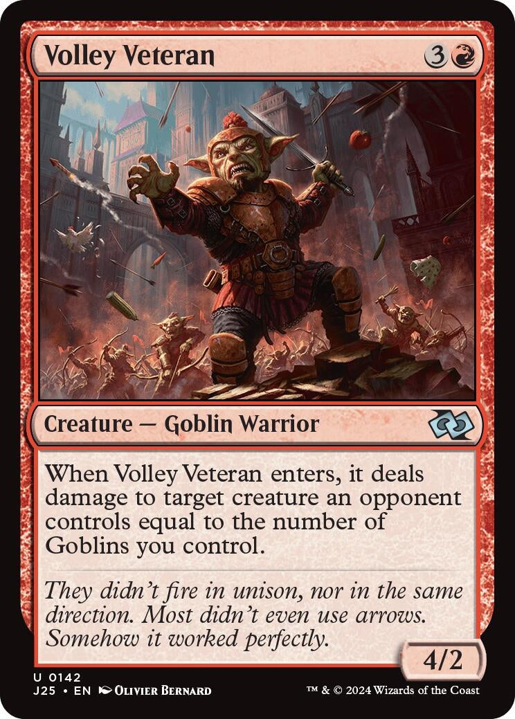 Image for Volley Veteran (Foundations Jumpstart) (142) - Magic: The Gathering