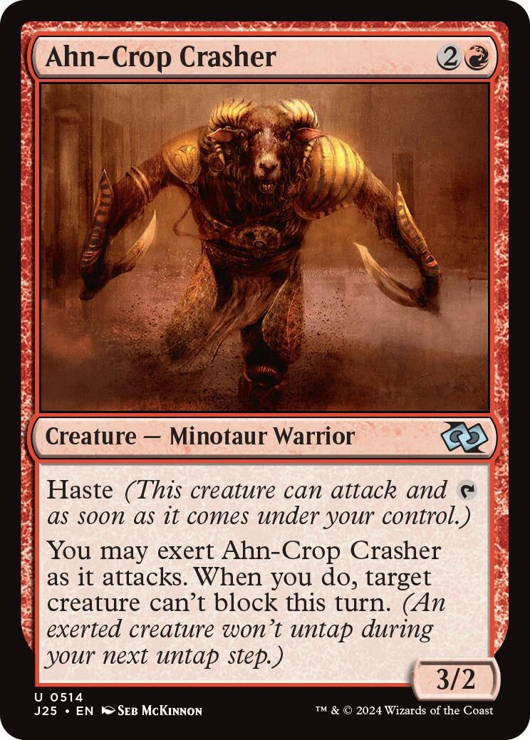 Image for Ahn-Crop Crasher (Foundations Jumpstart) (514) - Magic: The Gathering
