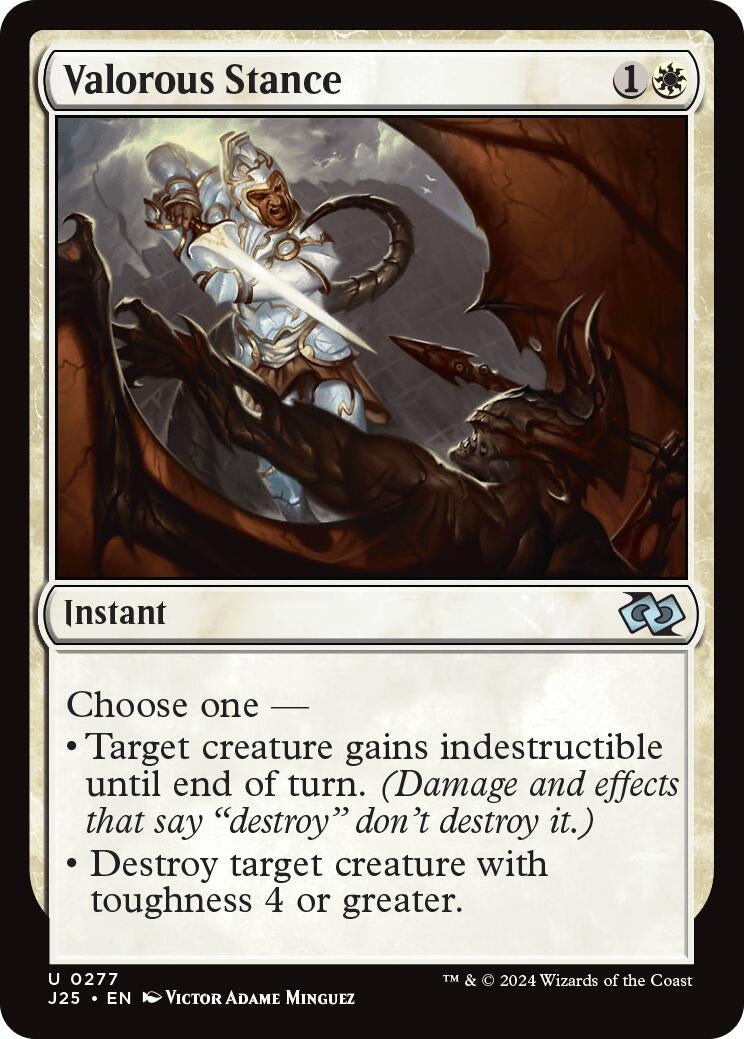 Image for Valorous Stance (Foundations Jumpstart) (277) - Magic: The Gathering