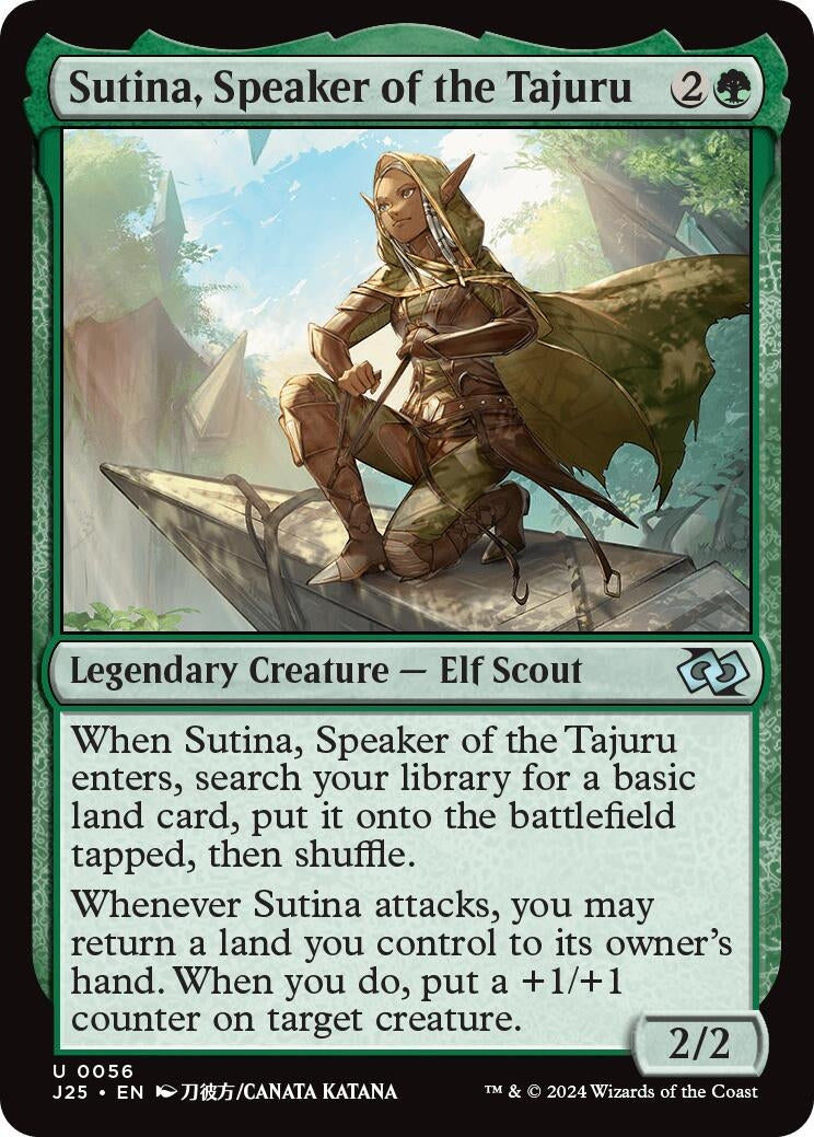 Image for Sutina, Speaker of the Tajuru (Anime) (Foundations Jumpstart) (56) - Magic: The Gathering