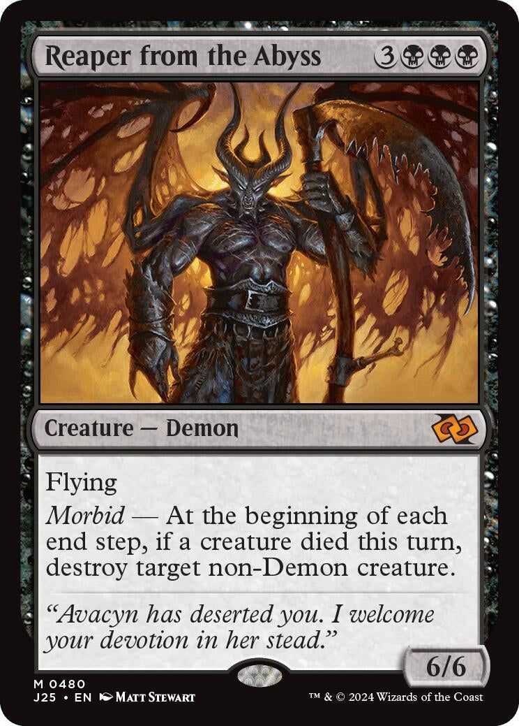 Image for Reaper from the Abyss (Foundations Jumpstart) (480) - Magic: The Gathering