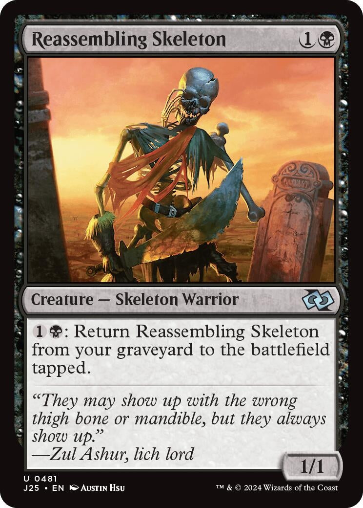 Image for Reassembling Skeleton (Foundations Jumpstart) (481) - Magic: The Gathering