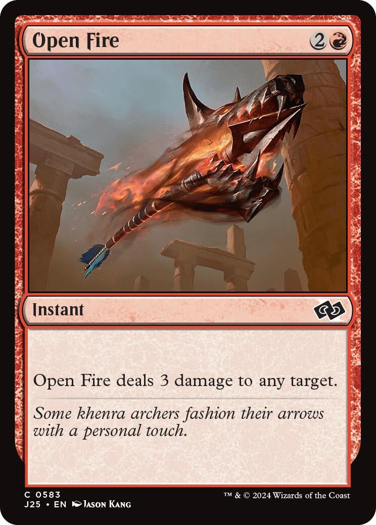 Image for Open Fire (Foundations Jumpstart) (583) - Magic: The Gathering