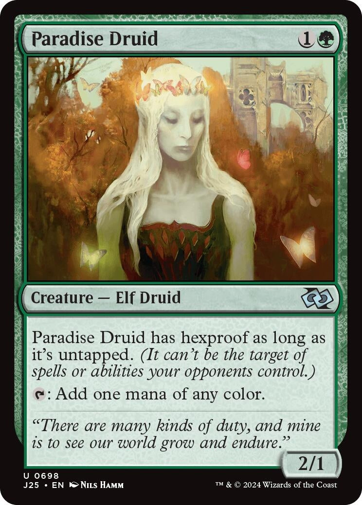 Image for Paradise Druid (Foundations Jumpstart) (698) - Magic: The Gathering