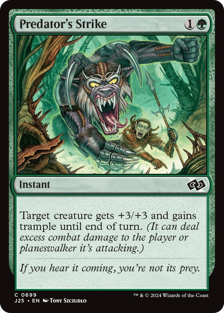 Image for Predator's Strike (Foundations Jumpstart) (699) - Magic: The Gathering