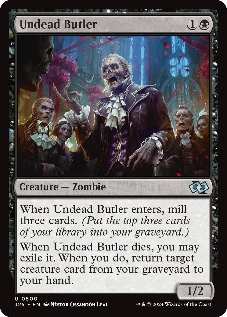 Image for Undead Butler (Foundations Jumpstart) (500) - Magic: The Gathering