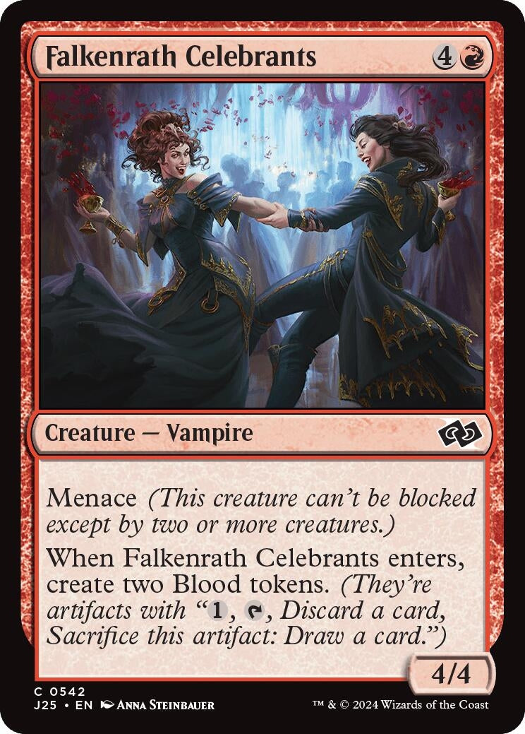 Image for Falkenrath Celebrants (Foundations Jumpstart) (542) - Magic: The Gathering