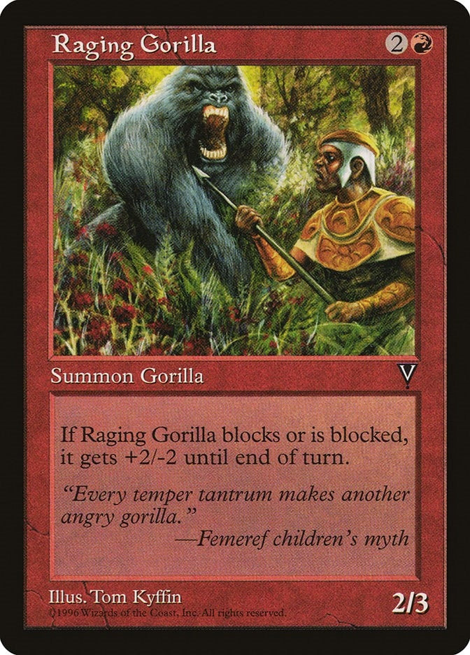 Image for Raging Gorilla (Visions) - Magic: The Gathering