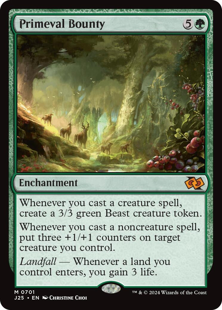 Image for Primeval Bounty (Foundations Jumpstart) (701) - Magic: The Gathering