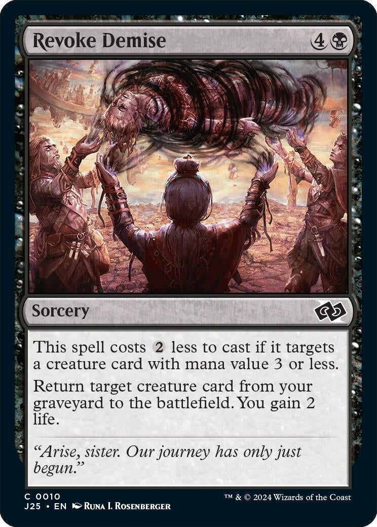 Image for Revoke Demise (Foundations Jumpstart) (10) - Magic: The Gathering