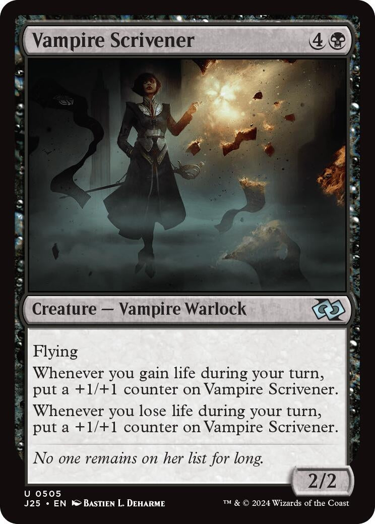 Image for Vampire Scrivener (Foundations Jumpstart) (505) - Magic: The Gathering