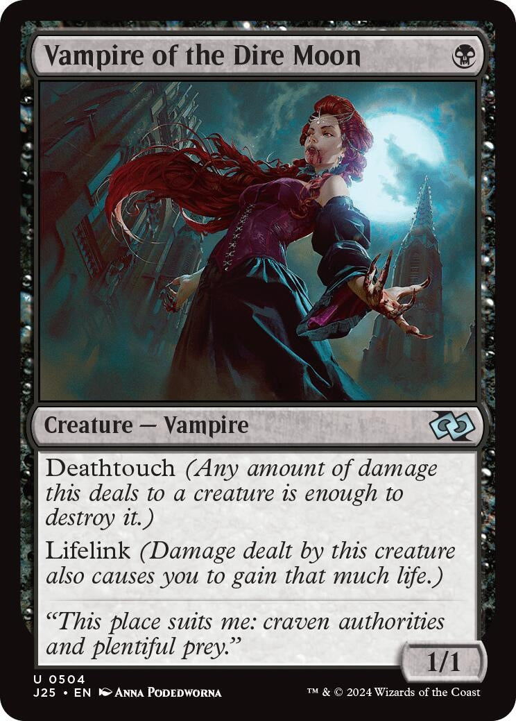 Image for Vampire of the Dire Moon (Foundations Jumpstart) (504) - Magic: The Gathering