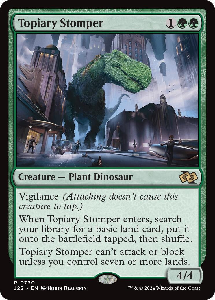 Image for Topiary Stomper (Foundations Jumpstart) (730) - Magic: The Gathering
