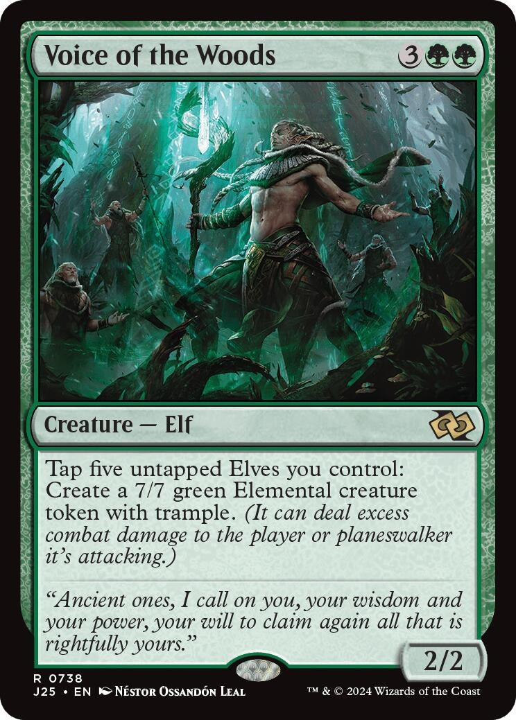 Image for Voice of the Woods (Foundations Jumpstart) (738) - Magic: The Gathering