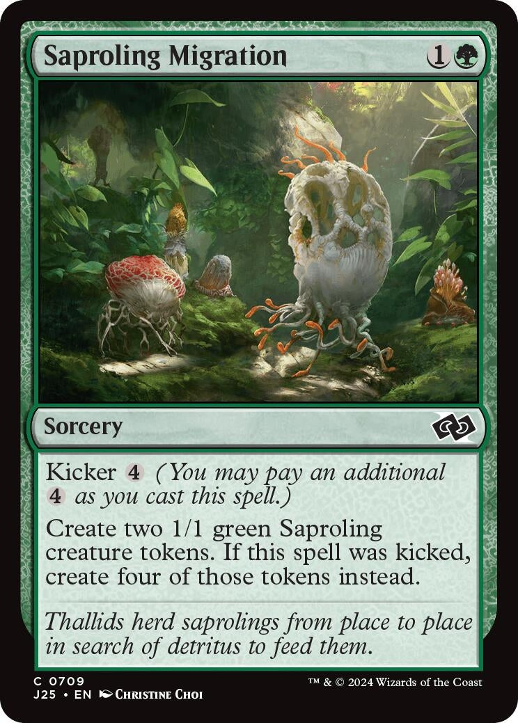 Image for Saproling Migration (Foundations Jumpstart) (709) - Magic: The Gathering