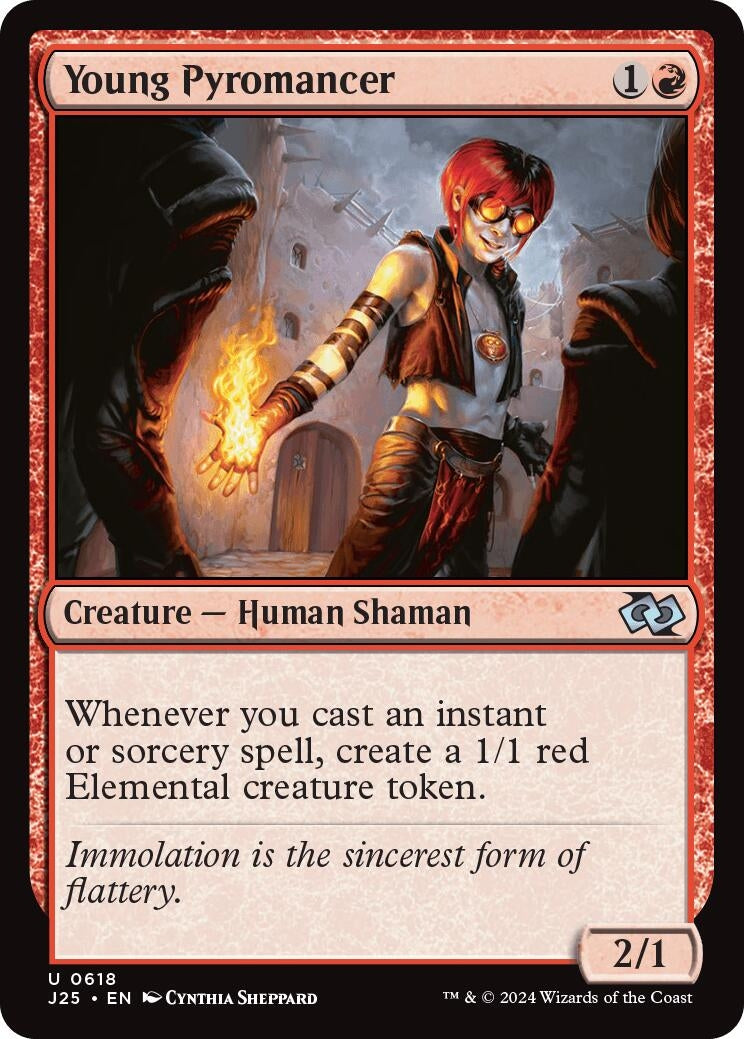 Image for Young Pyromancer (Foundations Jumpstart) (618) - Magic: The Gathering