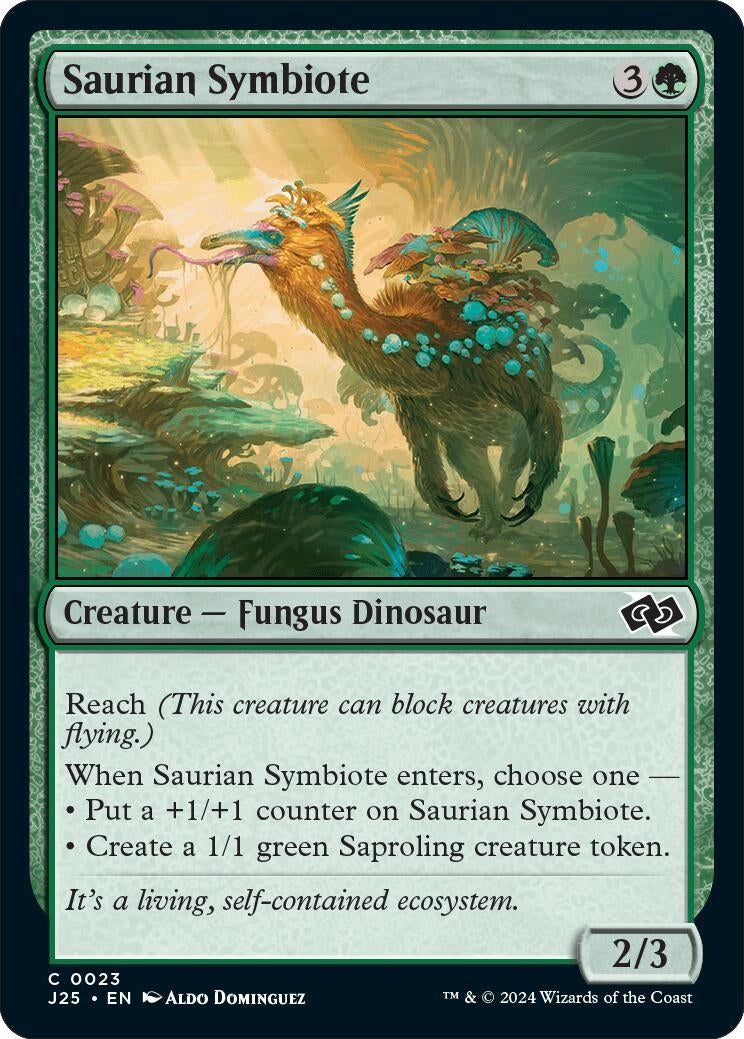 Image for Saurian Symbiote (Foundations Jumpstart) (23) - Magic: The Gathering
