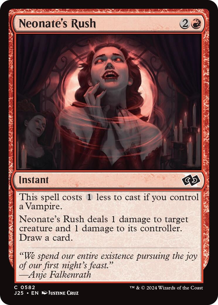 Image for Neonate's Rush (Foundations Jumpstart) (582) - Magic: The Gathering