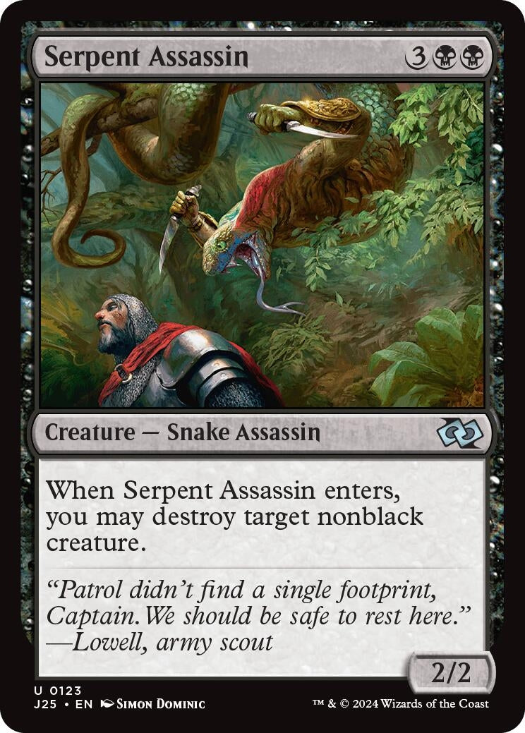 Image for Serpent Assassin (Foundations Jumpstart) (123) - Magic: The Gathering