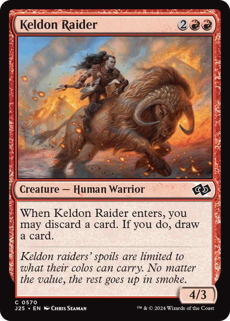 Image for Keldon Raider (Foundations Jumpstart) (570) - Magic: The Gathering