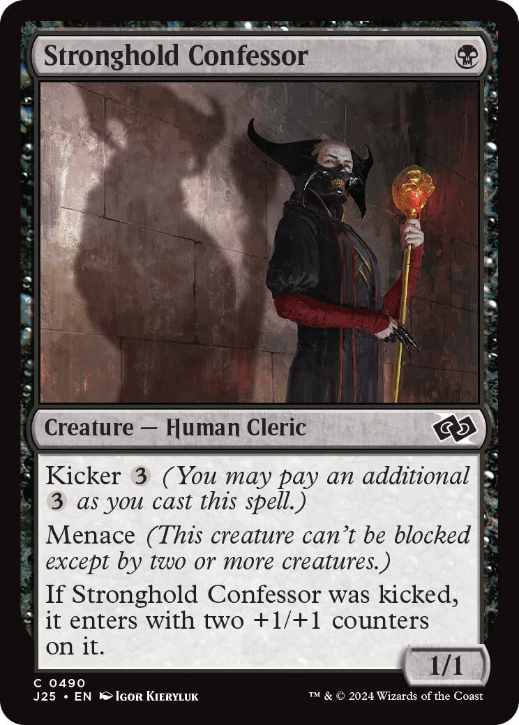 Image for Stronghold Confessor (Foundations Jumpstart) (490) - Magic: The Gathering