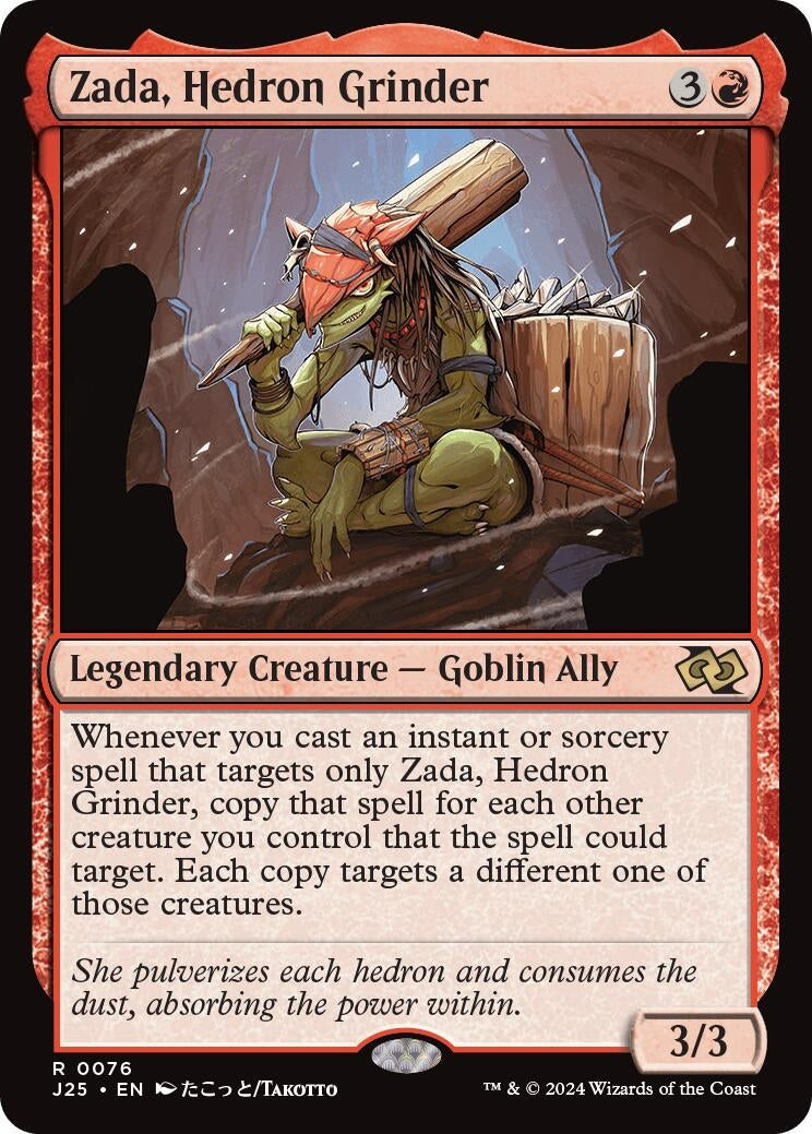 Image for Zada, Hedron Grinder (Anime) (Foundations Jumpstart) (76) - Magic: The Gathering