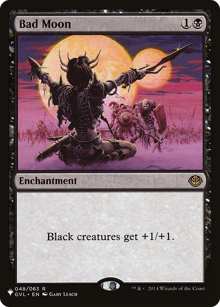 Image for Bad Moon (DD3) (The List Reprints) (048/063) - Magic: The Gathering
