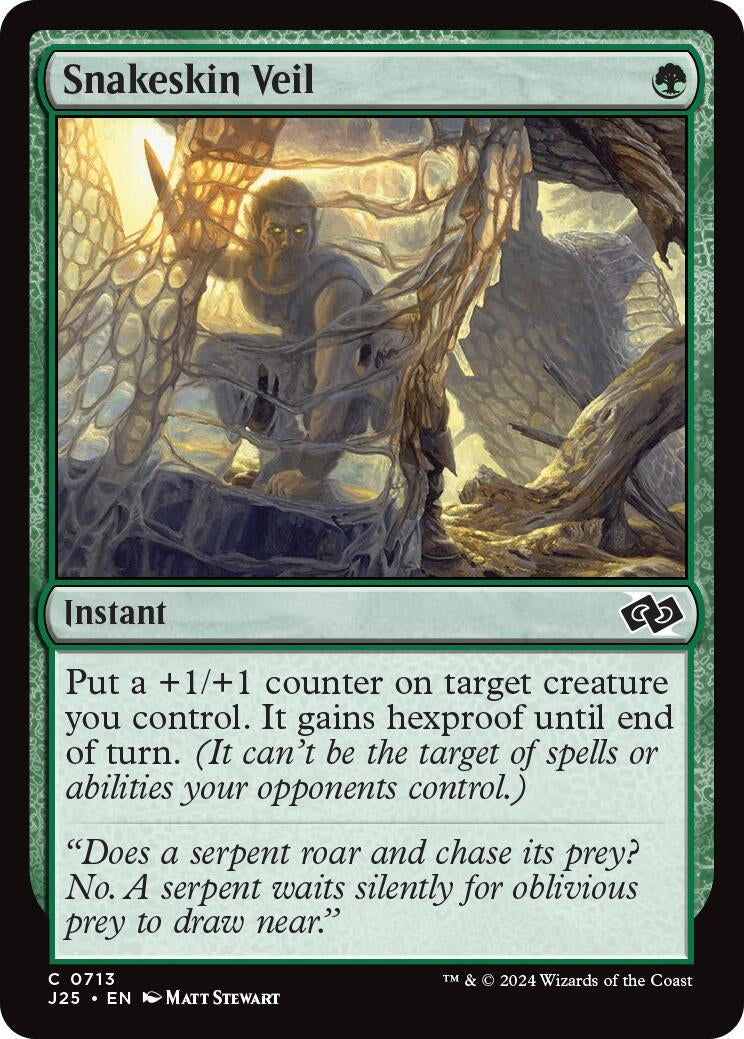 Image for Snakeskin Veil (Foundations Jumpstart) (713) - Magic: The Gathering