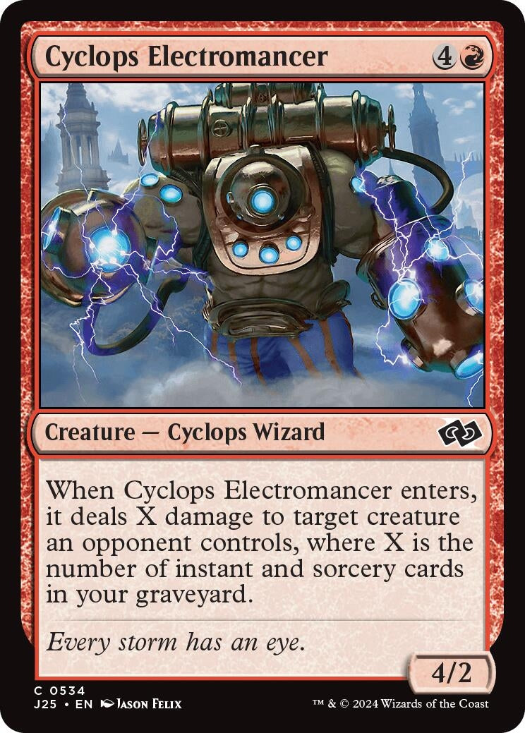 Image for Cyclops Electromancer (Foundations Jumpstart) (534) - Magic: The Gathering