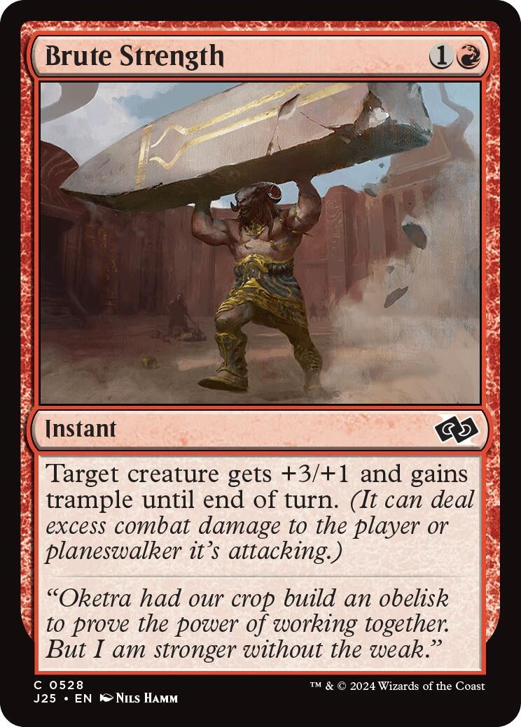 Image for Brute Strength (Foundations Jumpstart) (528) - Magic: The Gathering