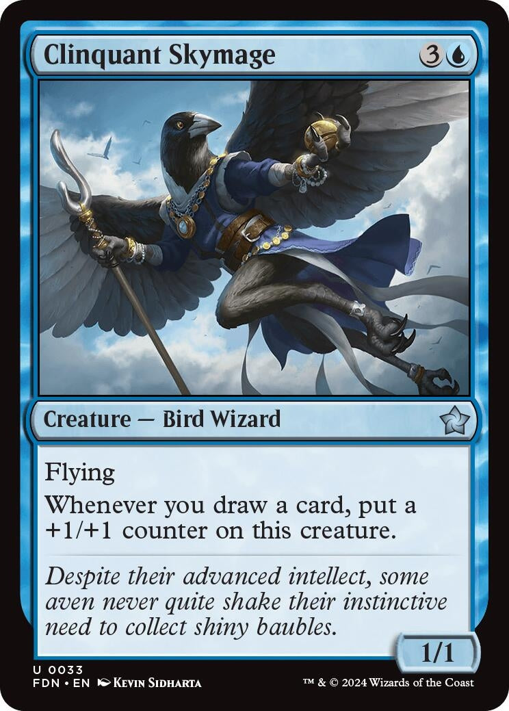 Image for Clinquant Skymage (Foundations) (33) - Magic: The Gathering