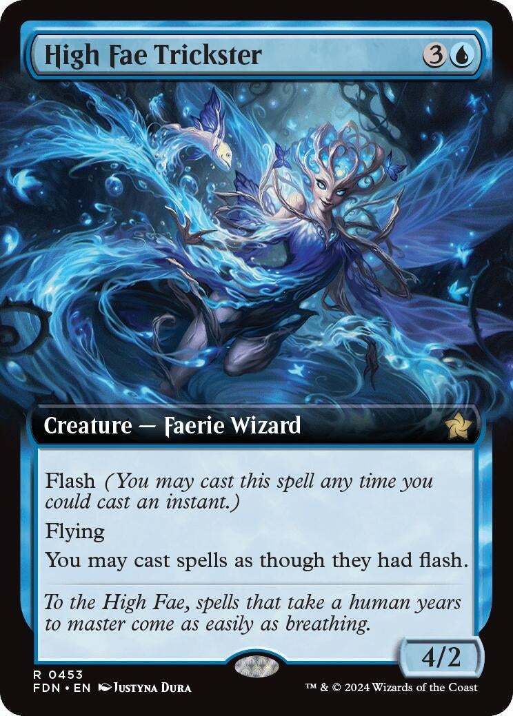Image for High Fae Trickster (Extended Art) (Foundations) (453) - Magic: The Gathering