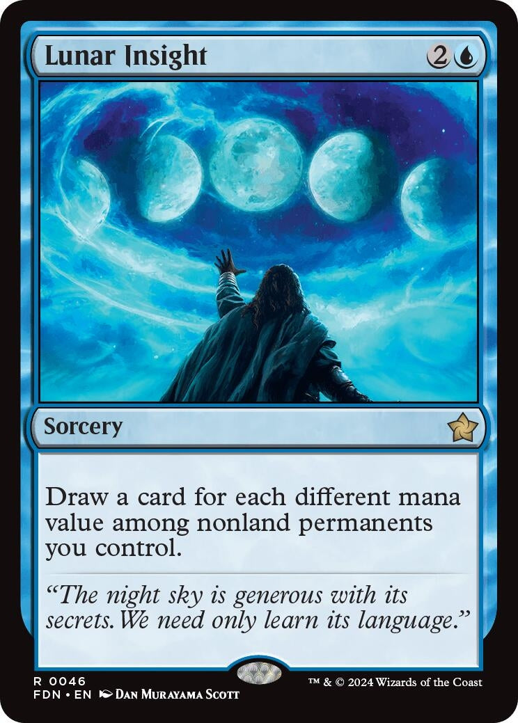Image for Lunar Insight (Foundations) (46) - Magic: The Gathering