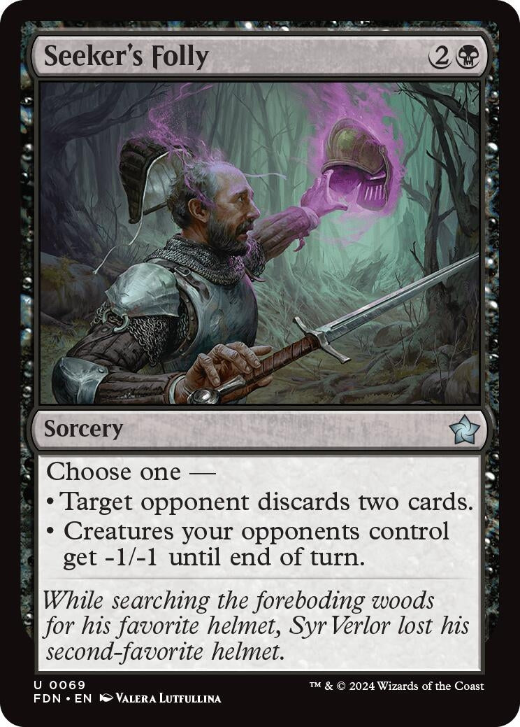Image for Seeker's Folly (Foundations) (69) - Magic: The Gathering
