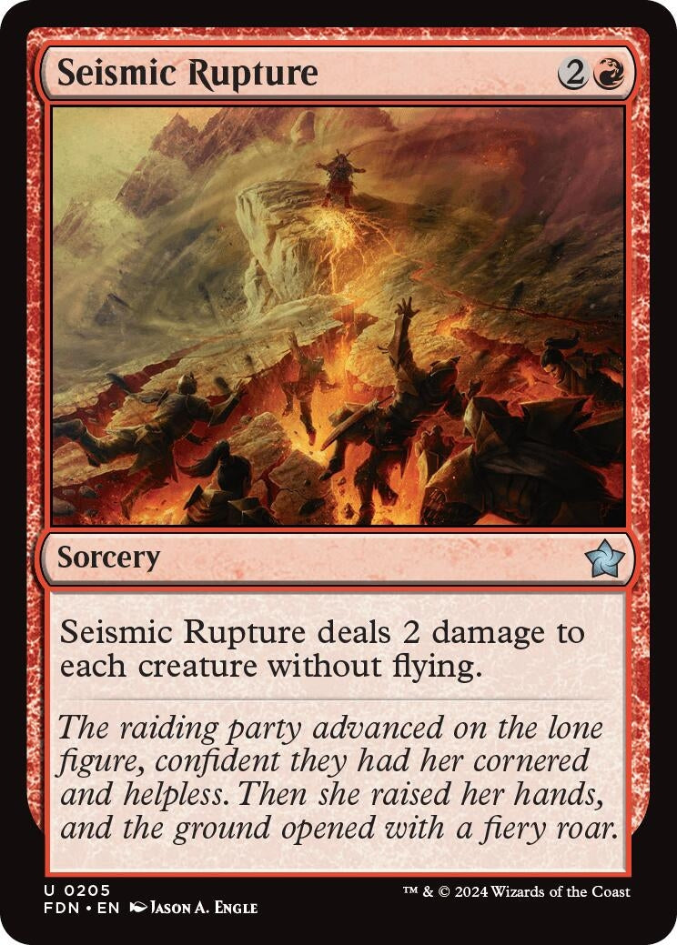 Image for Seismic Rupture (Foundations) (205) - Magic: The Gathering