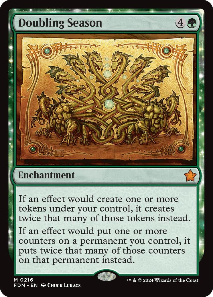 Image for Doubling Season (Foundations) (216) - Magic: The Gathering