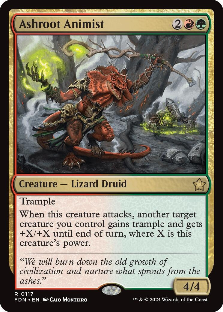 Image for Ashroot Animist (Foundations) (117) - Magic: The Gathering