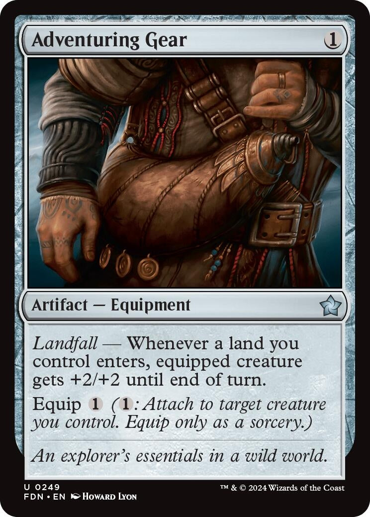 Image for Adventuring Gear (Foundations) (249) - Magic: The Gathering