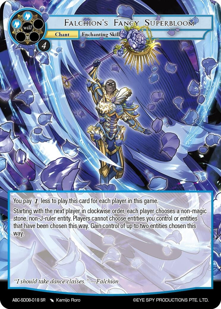 Image for Falchion's Fancy Superbloom (ABC-SD08-018) (ABC Duel Decks) (ABC-SD08-018 SR) - Force of Will