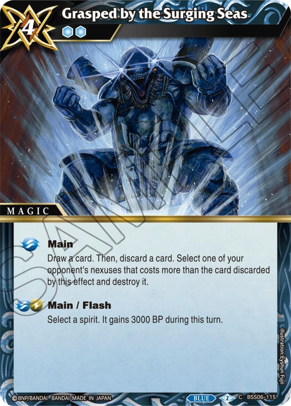 Image for Grasped by the Surging Seas (Generational Link) (BSS06-115) - Battle Spirits Saga