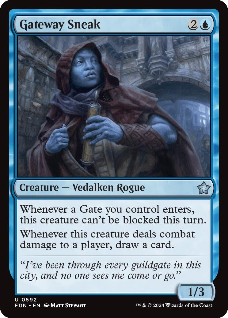 Image for Gateway Sneak (Foundations) (592) - Magic: The Gathering
