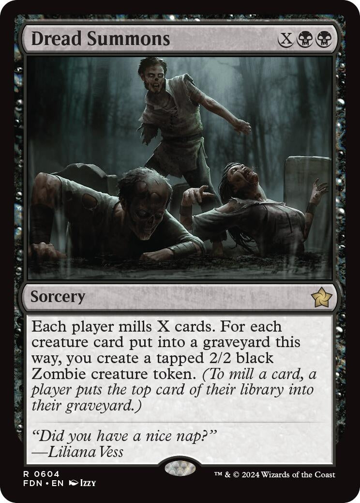 Image for Dread Summons (Foundations) (604) - Magic: The Gathering
