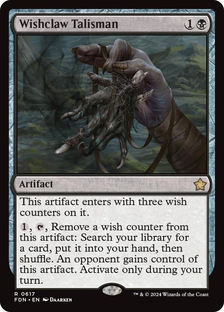 Image for Wishclaw Talisman (Foundations) (617) - Magic: The Gathering