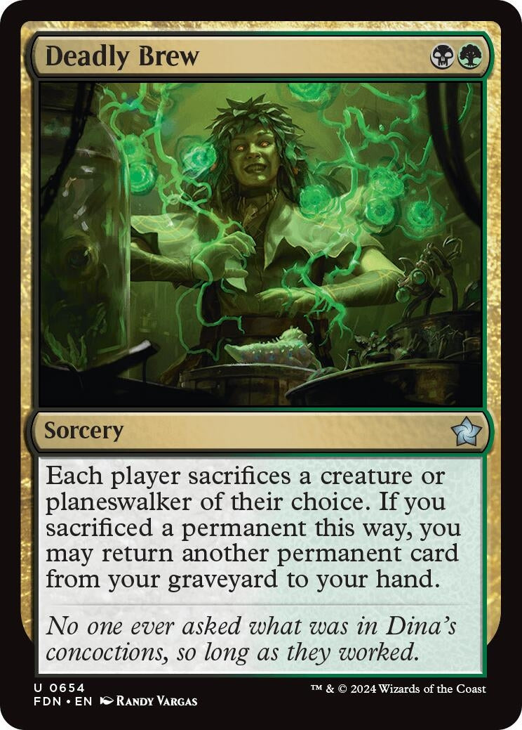 Image for Deadly Brew (Foundations) (654) - Magic: The Gathering