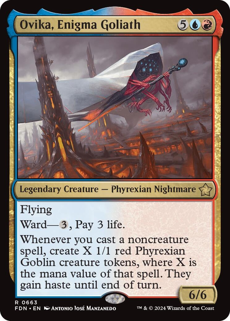 Image for Ovika, Enigma Goliath (Foundations) (663) - Magic: The Gathering