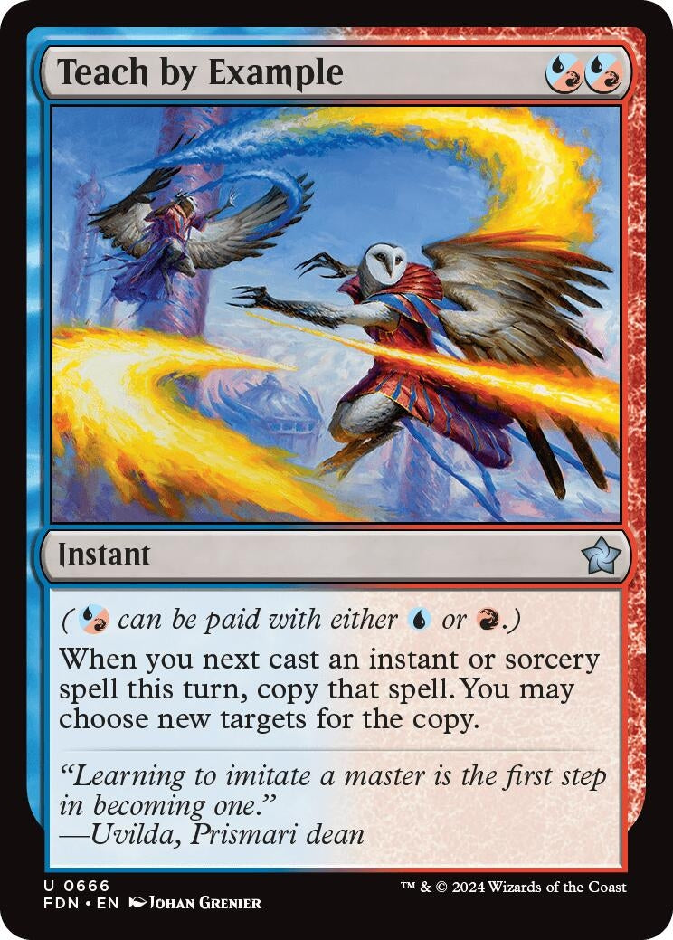 Image for Teach By Example (Foundations) (666) - Magic: The Gathering