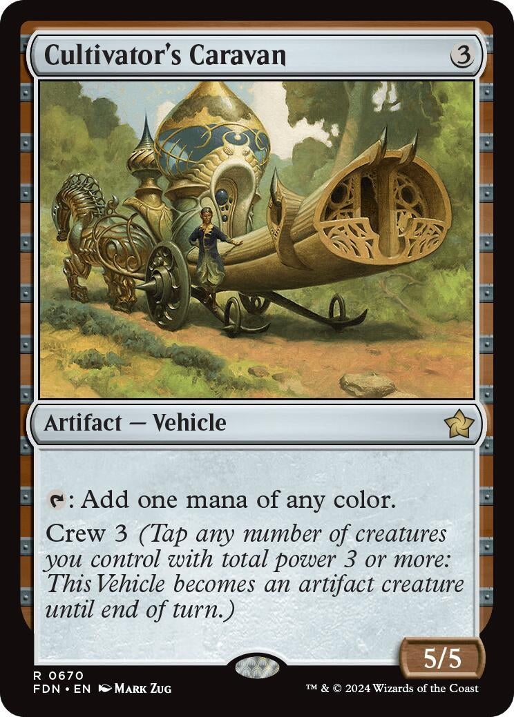 Image for Cultivator's Caravan (Foundations) (670) - Magic: The Gathering