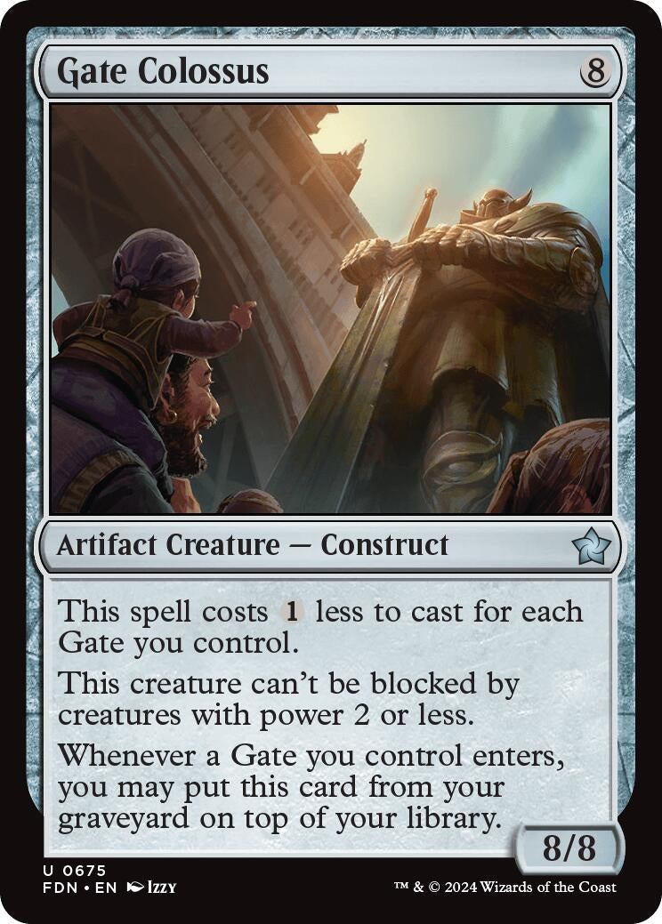 Image for Gate Colossus (Foundations) (675) - Magic: The Gathering